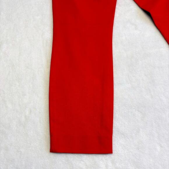 J. Crew Minnie Stretch Ankle Trouser Mid Rise Dress Pants Red Women’s Size 4 - Picture 9 of 12